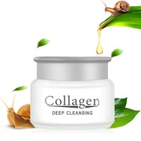 Private Label Face Cream Korean  Lotion Serum With Collagen Extract Eye Facial  Repair Gel Moisturizer Repairing Snail Cream