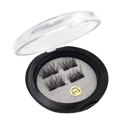 Ze Light  Natural Custom Wholesale Magnetic Eyeliner Magnetic Eyelashes With Tweezers 3d Magnetic Eyelashes False Eyelashes