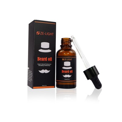 Ze Light Private Label 100% Beard Oil And Beard Balm For Beard Growth Oil Men