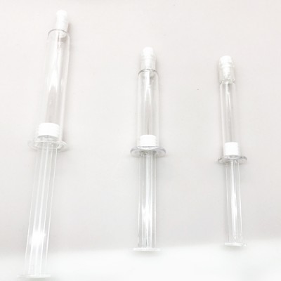 Ze Light Factory Supply Wholesale Empty 3ml 5ml 10ml Cear Plastic Cosmetic Needle Syringe Bottle Water Light Needle Tube