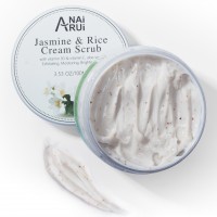 Deep Cleansing Moisturizes Exfoliating Jasmine Rice Cream Vitamin E Body Facial Scrub