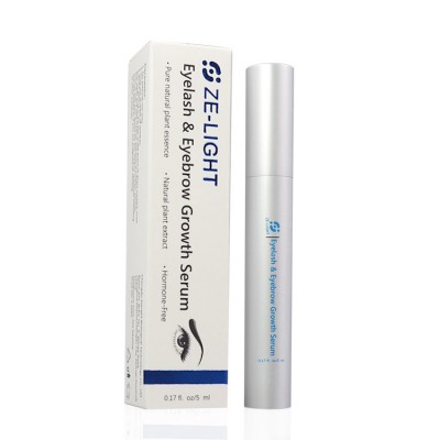 Ze Light 5ml Private Label Natural Maxlash Eyebrow Eyelash Growth Enhancing Eyelash Manufacturing Serum