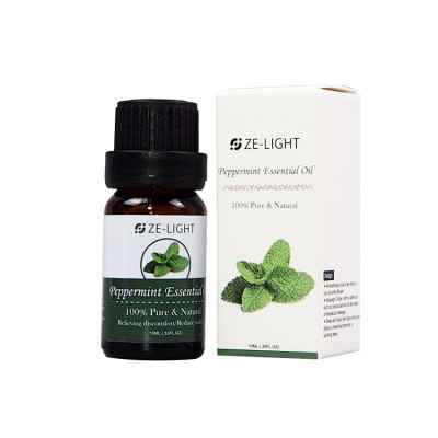 Ze Light 10ml Wholesale 100% Natural Pure  Peppermint Essential Oil