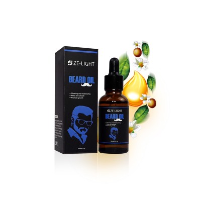 Ze Light Private Label 100%Pure Natural Organic Bread Hair Growth Beard Oil Men