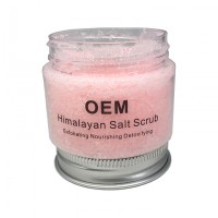 OEM Body Scrub Supplier Natural Organic Exfoliating Himalayan Sea Salt Scrub