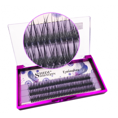 Ze Light OEM Private Label Grafting Synthetic Natural 3D False Eyelash Packaging Box False Eyelash False Eyelashes