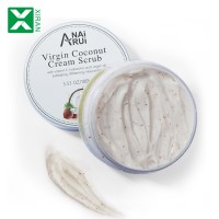 Clean beauty Face care Gentle Exfoliating Whitening Body and Facial Virgin Coconut Cream face Scrub