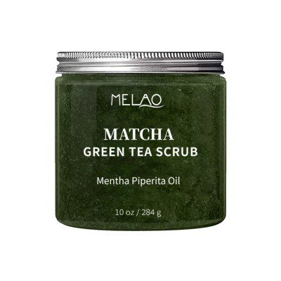 Ze Light OEM Private Label 100% Natural Organic Facial Scrub Green Tea Exfoliating Moisturizing Face Matcha Body Scrub