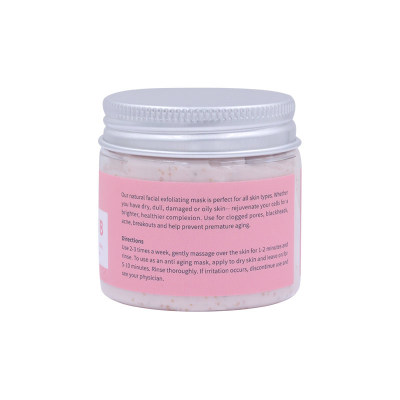 Ze Light Hot Selling Free Sample Body Cream Exfoliating Face Scrub Sea Salt Exfoliant Facial Scrub Whitening Pink Body Scrub