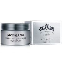 Private label temporary hair styling pomade edge control mofajang hair clay color wax for men